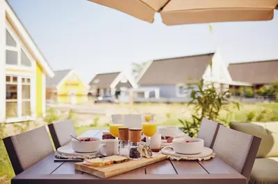 Getränke in der Unterkunft Schorfheide - Ferienhaus mit Sauna und Hot Tub Whirlpool! Energiekosten flat