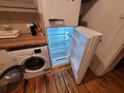 Küche/Küchenzeile in der Unterkunft Artistic Berlin Apartment