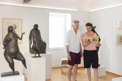Gäste, die in der Unterkunft Studio On Top im Gustav Seitz Gästehaus übernachten