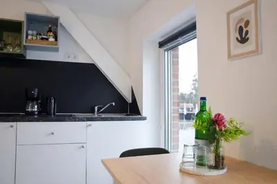 Küche/Küchenzeile in der Unterkunft Studio Apartment 2 - Komfort & Günstig