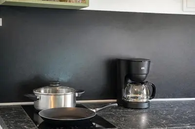 Kaffee-/Teezubehör in der Unterkunft Studio Apartment 4 - Komfort & Günstig