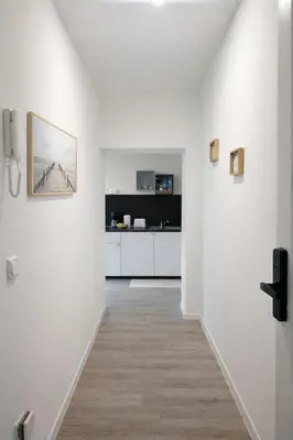 Küche/Küchenzeile in der Unterkunft Studio Apartment 5 - Komfort & Günstig