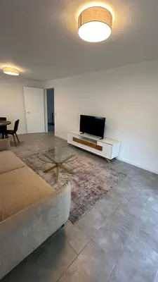 TV/Unterhaltungsangebot in der Unterkunft Ruhige Wohnung mit Garten