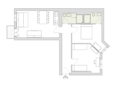 Grundriss der Unterkunft Mooeve Boxi Big with Balcony