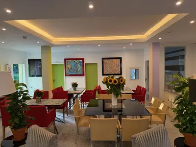 Ein Sitzbereich in der Unterkunft Hotel Dada Art 1-Zimmer Apartment