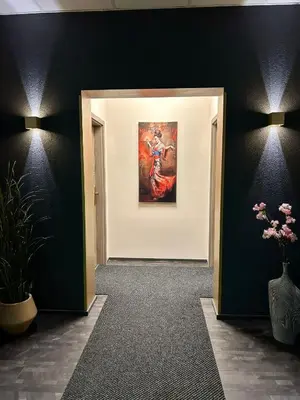 Grundriss der Unterkunft Galerie-Studio im Grünen mit Frühstück im Hotel Reindahls