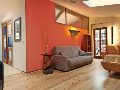 Ein Sitzbereich in der Unterkunft Apartment Brennerei Haselberg by Interhome