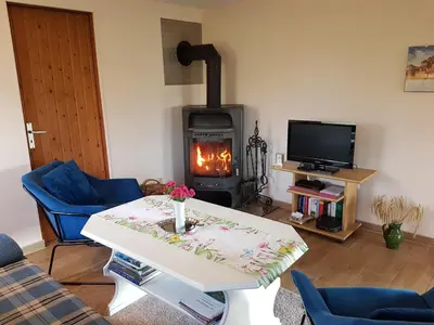 TV/Unterhaltungsangebot in der Unterkunft Bungalow nahe Lübbesee
