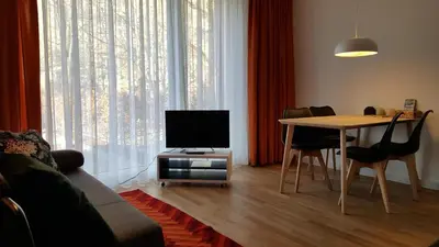 TV/Unterhaltungsangebot in der Unterkunft Ruhig und zentral, moderne 2 Zimmerwohnung in Berlin Mitte