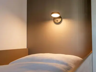 Ein Bett oder Betten in einem Zimmer der Unterkunft B&B Hotel Berlin-Tiergarten