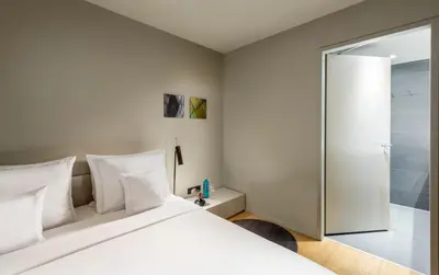 Ein Bett oder Betten in einem Zimmer der Unterkunft SANA Berlin Residence