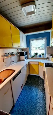 Küche/Küchenzeile in der Unterkunft Zimmer für Urlauber, Monteure und Geschäftsreisende