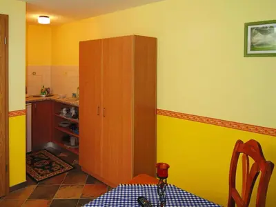 Küche/Küchenzeile in der Unterkunft Reihenhaus in Lübben an der Spree